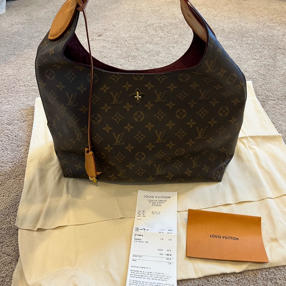 Louis Vuitton Flower Hobo Handbag - Excellent Used Condition
